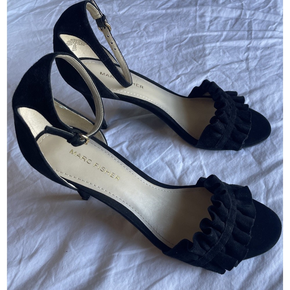 Marc Fisher Womens Balyda Elegent black heals. SIZE 8 - Picture 2 of 12